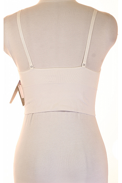 Magic Body Fashion Dámská bezešvá hladká podprsenková top bílá bavlna Vel. XL | Magic Body Fashion | obrázek 2