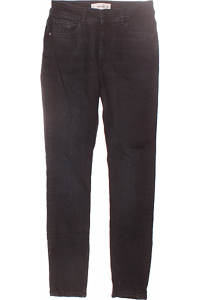 MANGO Dámské úzké Modré Vel. 34