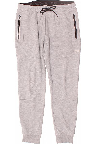Pánské Tepláky Šedé JACK & JONES Second hand Vel. S