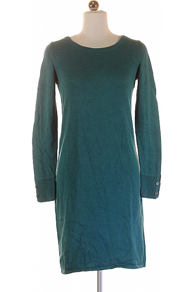  Šaty Pletené Zelené Esprit Vel. XS