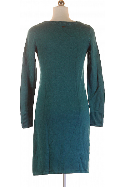  Šaty Pletené Zelené Esprit Vel. XS
