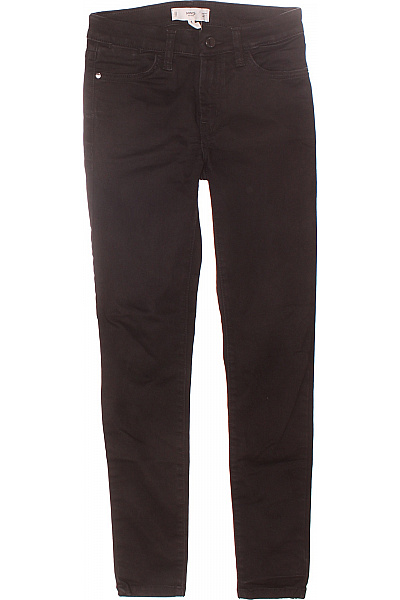 MANGO Dámské úzké Černé Second Hand Vel. 34