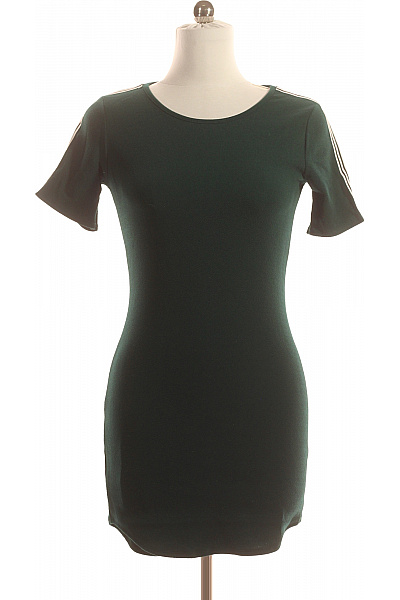 Missguided Tričkové  Šaty Zelené Vel. 40