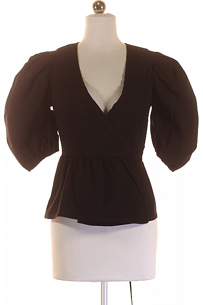 Společenská  Halenka Černá Topshop Second hand Vel. 34