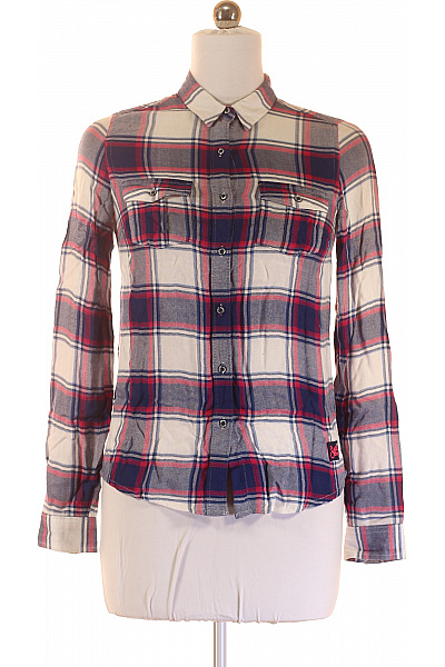 SUPERDRY Kostkovaná Dámská Košile Barevná