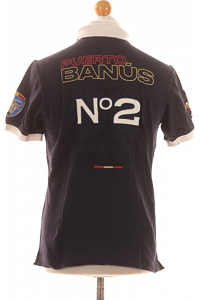 Pánské Tričko Modré La Martina Second hand Vel. M | La Martina | obrázek 2