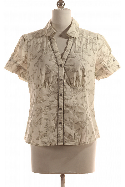 Next Vzorovaná Dámská Košile Bílá