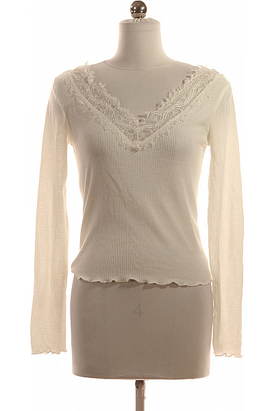 Halenka Bílá STRADIVARIUS Second Hand Vel. S