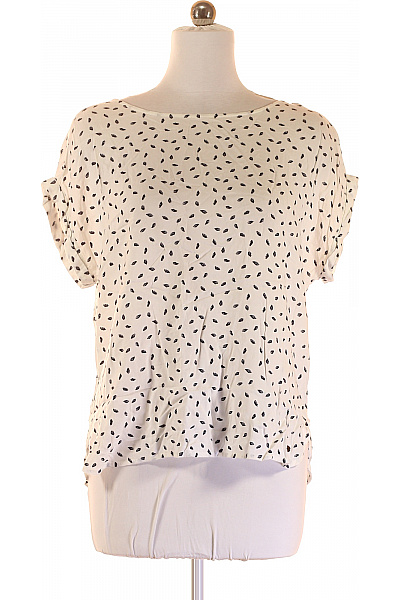 Vzorovaná  Halenka Bílá TOMMY HILFIGER Vel. M