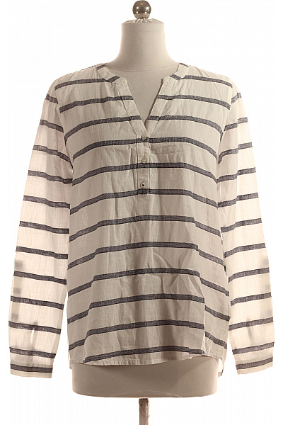 Vzorovaná  Halenka Černobílá TOMMY HILFIGER Vel. S