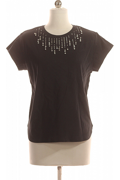 TAIFUN Dámské Tričko S Potiskem Černé