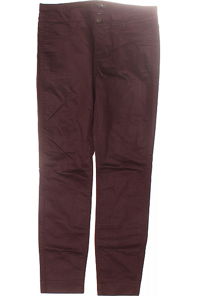 COMMA Boyfriend Dámské Džíny Vínová Second Hand Vel. 38