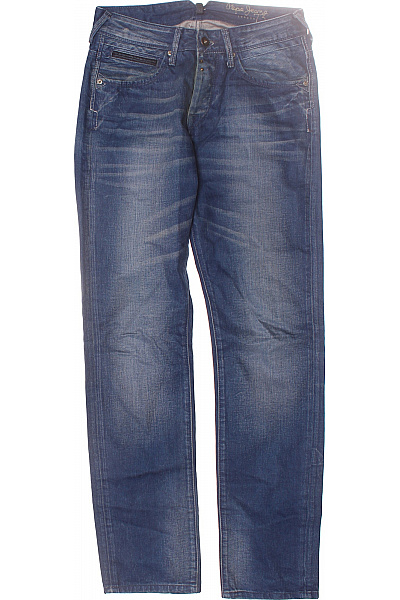 Pepe Jeans Pánské Rovné Džíny Modré Vel. 29
