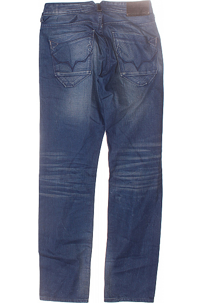 Pepe Jeans Pánské Rovné Džíny Modré Vel. 29