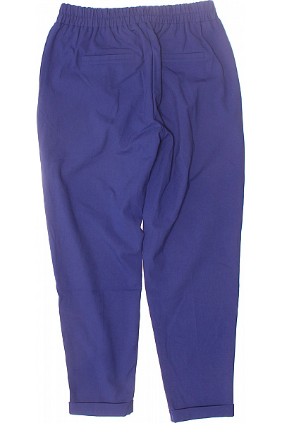 Dámské Chino Kalhoty Modré Bershka Vel. M