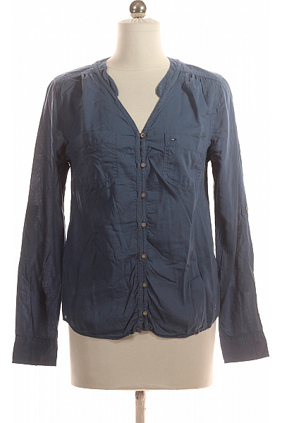 TOMMY HILFIGER Společenská Dámská Košile Modrá Vel. XS