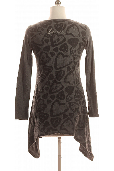 Vzorovaná  Halenka Šedá DESIGUAL Second hand Vel. XS