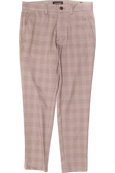 JACK & JONES Pánské Chino Kalhoty Béžové Second hand Vel. 28/30