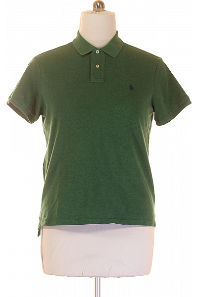 Pánské Tričko S Límečkem Zelené Ralph Lauren