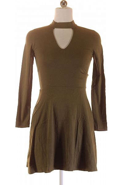 Hollister Tričkové  Šaty Zelené Vel. M