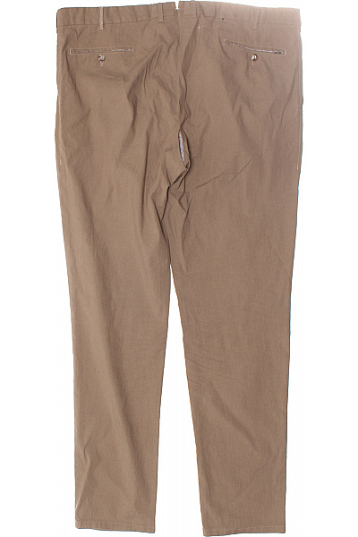 Pánské Chino Kalhoty Šedé Eduard Dressler