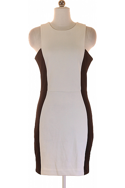 MANGO Pouzdrové šaty  Šaty Černobílé Second hand Vel. M