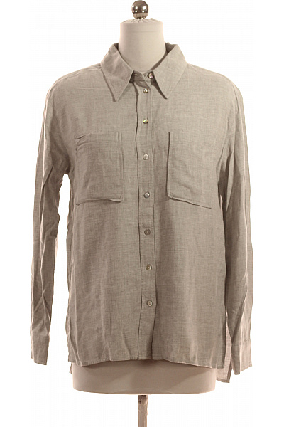 Společenská Dámská Košile Šedá Vel. 36