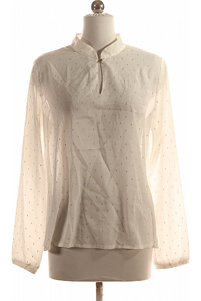 Rue De Femme Společenská  Halenka Bílá Vel. S