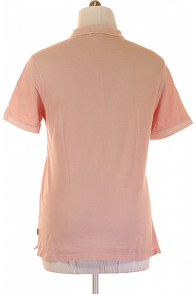 Pepe Jeans Pánské Tričko s Límečkem Růžové Vel. L