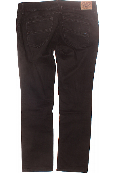 TOMMY HILFIGER Dámské Džíny Černé Second hand Vel. 31-30