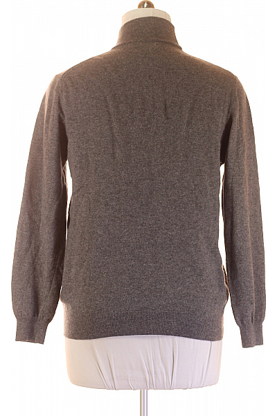 Eduard Dressler Pánský Svetr Lněný Šedý Vel. 54