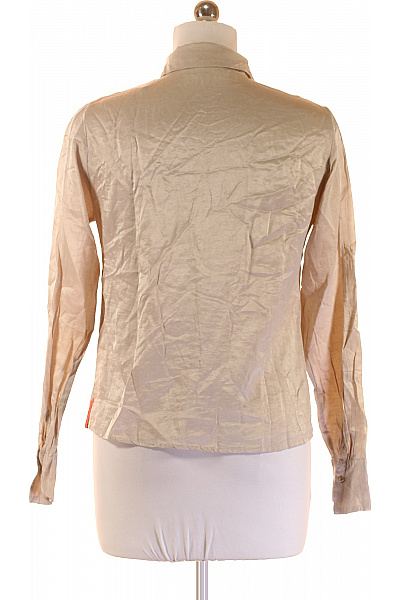 STELLA NOVA Dámská Košile Hedvábná Béžová Vel. 38