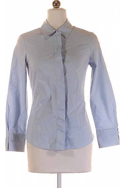 MANGO Společenská Dámská Košile Modrá Second hand Vel. XS