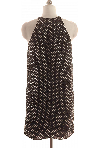  Šaty s Ramínky Černé MANGO Vel. S