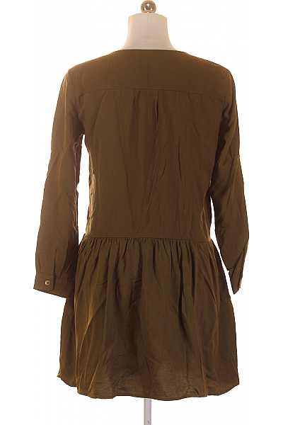 Košilové  Šaty Zelené MANGO Vel. M