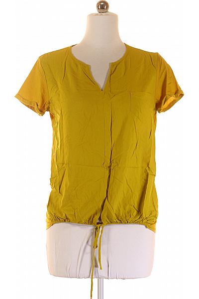  Halenka Jednobarevná Žlutá Vel. 40