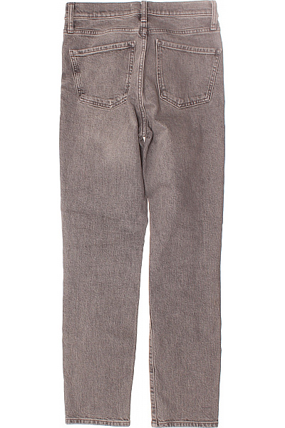 MANGO Dámské Džíny Šedé Second hand Vel. 34