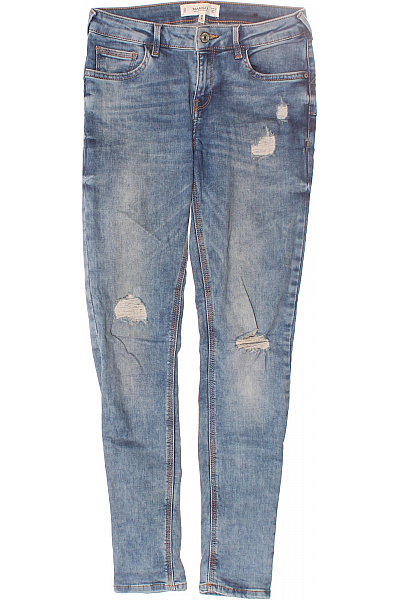 MANGO Dámské úzké Modré Vel. 34