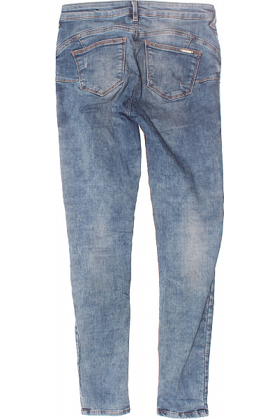 MANGO Dámské úzké Modré Vel. 34