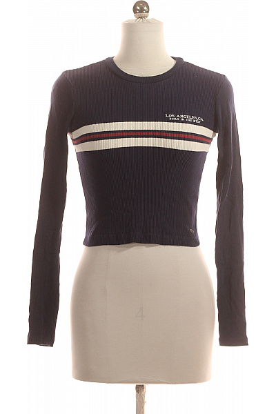 Dámské Tričko Modré PULL&BEAR Vel.  M | PULL&BEAR | obrázek 2