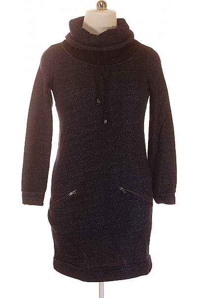 OBJECT  Mikinové Šaty Modré Vel. L