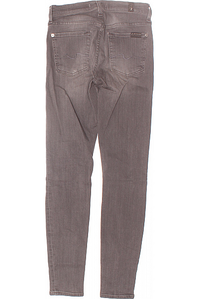 Dámské úzké Šedé 7 For All Mankind Vel. 24