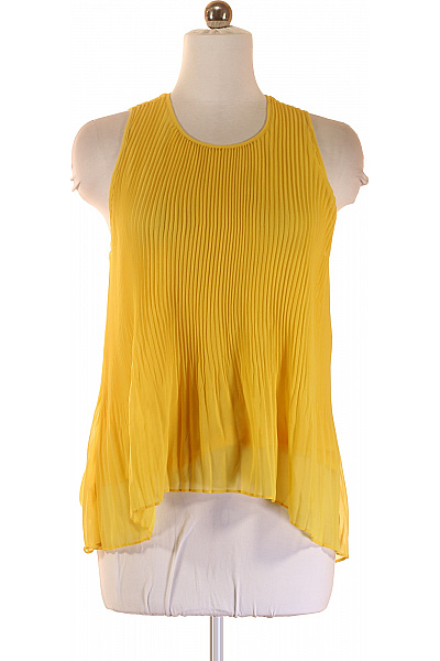 ZARA Společenská  Halenka Žlutá Vel. M