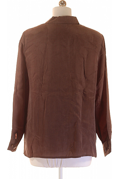 Ulla Popken Dámská Košile Cuprá Hnědá Second hand Vel. 44/46 | Ulla Popken | obrázek 2