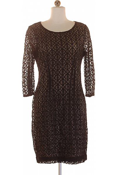  Šaty s Krajkou Černé NOA Vel. S