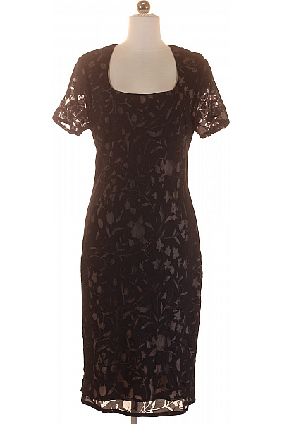  Šaty s Květinovým Potiskem Černé InWear Vel. 40