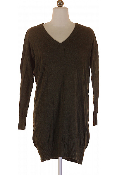  Šaty Pletené Zelené MANGO Vel. S