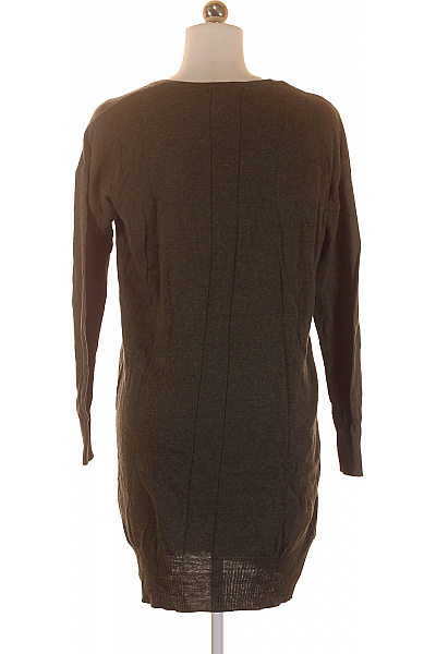  Šaty Pletené Zelené MANGO Vel. S