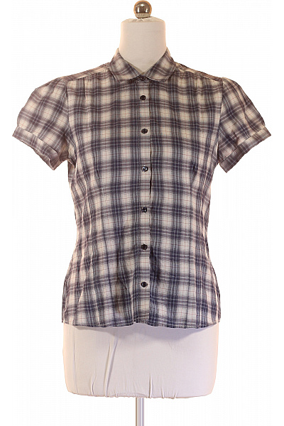 Next Kostkovaná Dámská Košile Modrá Vel. 42