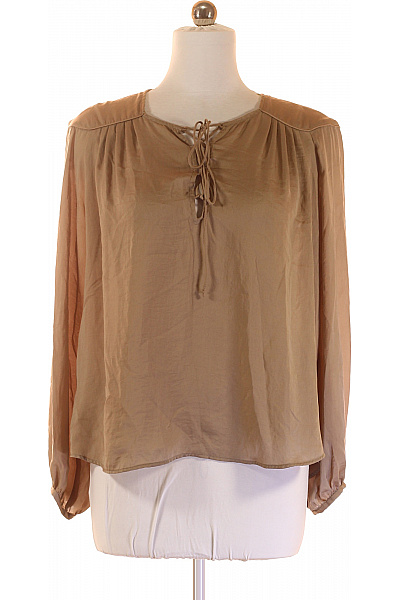 MANGO Společenská  Halenka Khaká Vel. M